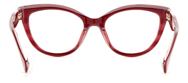 Designer Women Carolina Herrera Eyeglasses: CH 0017 - Burgandy- SpecSMART Eye Clinic (Back View)